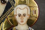 Резная Икона Казанской Божией Матери № 1-25-1 из мрамора, изображение, фото 7