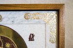 Резная Икона Казанской Божией Матери № 1-25-10 из мрамора, изображение, фото 3