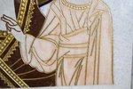 Резная Икона Казанской Божией Матери № 1-25-10 из мрамора, изображение, фото 7