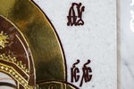 Резная Икона Казанской Божией Матери № 1-25-10 из мрамора, изображение, фото 10