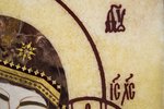 Резная Икона Казанской Божией Матери № 1-25-12 из мрамора, изображение, фото 3