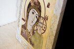 Резная Икона Казанской Божией Матери № 1-25-12 из мрамора, изображение, фото 9