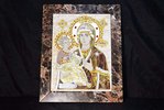 Изображение Икона Божьей Матери Троеручица № 2-12-2 из мрамора, фото 1