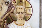 Резная Икона Казанской Божией Матери № 1-25-20 из мрамора, изображение, фото 4