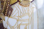 Резная Икона Казанской Божией Матери № 1-25-20 из мрамора, изображение, фото 9