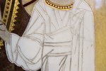 Резная Икона Казанской Божией Матери № 1-25-23 из мрамора, изображение, фото 6