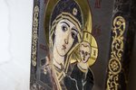 Резная Икона Казанской Божией Матери № 1-25-25 из мрамора, изображение, фото 12