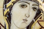 Резная Икона Казанской Божией Матери № 2-12-1 из мрамора, изображение, фото 4