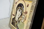Резная Икона Казанской Божией Матери № 2-12-1 из мрамора, изображение, фото 11
