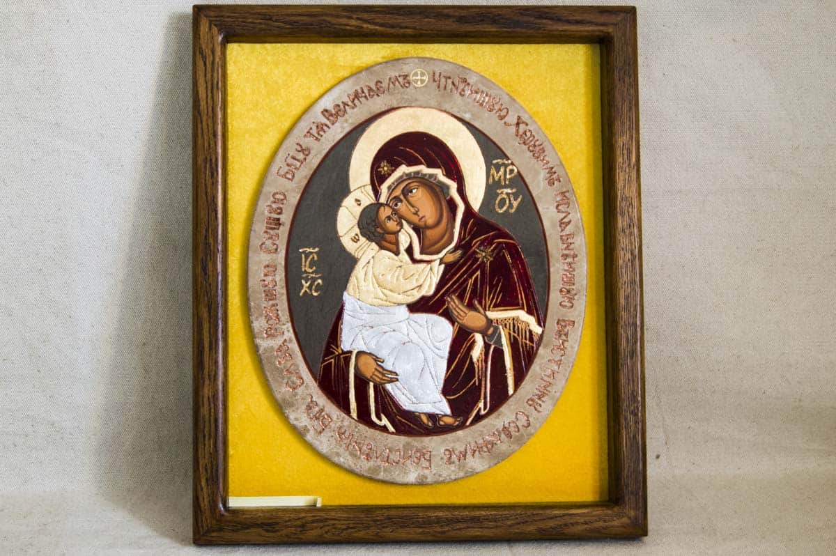 Икона Жировичской (Жировицкой)  Божией (Божьей) Матери № 56, каталог икон, изображение, фото 1