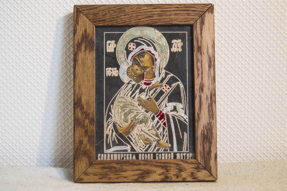 Икона Владимирской Богоматери № 08, подарок в каталоге икон, изображение, фото 1