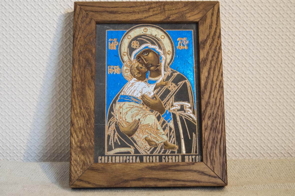 Икона Владимирской Богоматери № 10, подарок в каталоге икон, изображение, фото 1