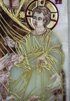 Икона Иверской Божией Матери № 1-25-10 из камня для молодоженов, изображение, фото 4