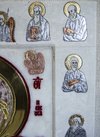 Икона Иверской Божией Матери № 1-25-10 из камня для молодоженов, изображение, фото 6