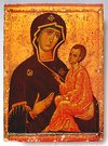 оригинальная икона Тихвинской Божьей Матери, фото
