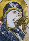 Икона Стокгольмской Божией Матери № 02 из мрамора от Гливи, изображение, фото 2