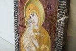 Икона Владимирской Божьей Матери № 2-12,2 из мрамора, изображение, фото 8