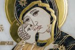Икона Владимирской Божьей Матери № 2-12,3 из мрамора, изображение, фото 2