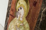 Икона Владимирской Божьей Матери № 2-12,6 из мрамора, изображение, фото 7