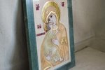 Икона Владимирской Божьей Матери № 2-12,8 из мрамора, изображение, фото 9