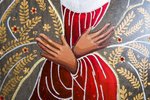 Икона Остробрамской Божией Матери № 01 из мрамора, каталог икон, изображение, фото 4