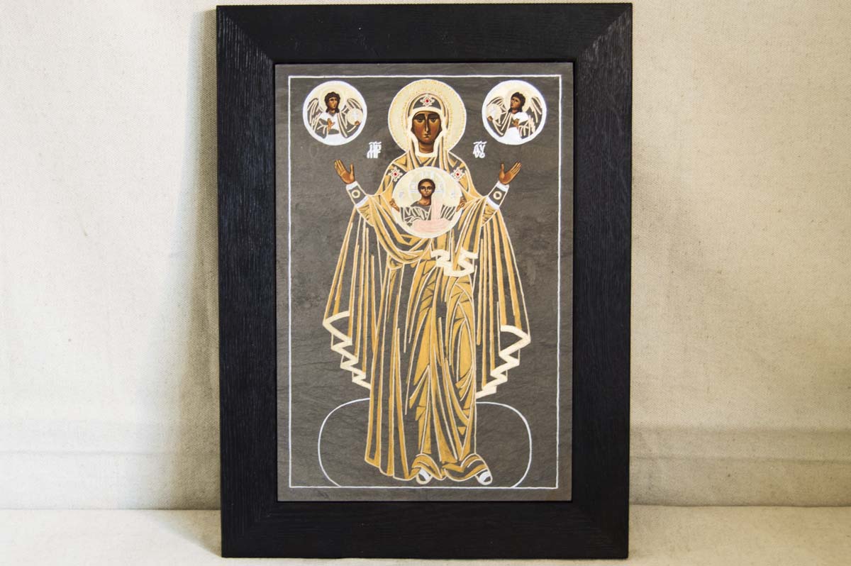 Икона Божией Матери Оранта (Знамение) № 02, изображение, фото 1