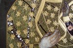 Икона Ченстоховской Божьей Матери № 1-12,3, резная, католическая, изображение, фото 3