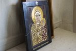 Икона Ченстоховской Божьей Матери № 1-12,3, резная, католическая, изображение, фото 9