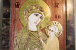 Икона Тихвинской Божьей Матери № 1/12-1 из мрамора, изображение, фото 2