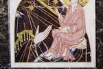Икона Тихвинской Божьей Матери № 1/12-4 из мрамора с доставкой, изображение, фото 3
