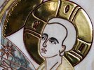 Икона Тихвинской Божьей Матери № 1/12-6 из мрамора с доставкой, изображение, фото 6