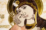 Икона Владимирской Божьей Матери № 2-12,5 из мрамора, изображение, фото 2