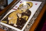 Икона из камня - Владимирская Богородица № 2,12-1, купить в подарок для бабушки, фото 5