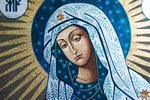Икона Остробрамской Божией Матери № 06 из мрамора, каталог икон, изображение, фото 3