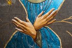 Икона Остробрамской Божией Матери № 07 из мрамора, каталог икон, изображение, фото 4