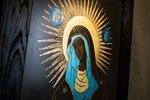 Икона Остробрамской Божией Матери № 07 из мрамора, каталог икон, изображение, фото 5