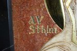 Икона Стокгольмской Божией Матери № 1.12-2 из мрамора от Гливи, изображение, фото 7
