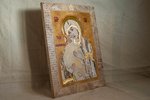 Икона Владимирской Божьей Матери № 2-12,9 из мрамора, изображение, фото 5