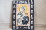 Икона Иверской Божией Матери из мрамора № 1-25-13, изображение, фото 1