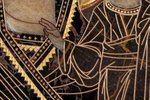 Резная Икона Казанской Божией Матери № 1-25-6 из мрамора, изображение, фото 10