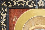 Резная Икона Казанской Божией Матери № 2-14-4 из мрамора, изображение, фото 4