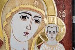 Резная Икона Казанской Божией Матери № 2-14-4 из мрамора, изображение, фото 8