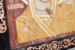 Резная Икона Казанской Божией Матери № 2-14-5 из мрамора, изображение, фото 7