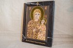 Купить католическую икону Ченстоховскую № 1.12-7 из мрамора в Минске, фото 2