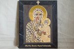 Купить католическую икону Ченстоховскую № 1.12-9 из мрамора в Минске, фото 1
