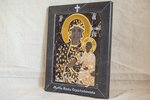 Купить католическую икону Ченстоховскую № 1.12-10 из мрамора в Минске, фото 2