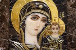 Икона Казанской Божией Матери № 3/12-2 из мрамора от Гливи, фото 3