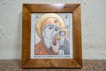 Икона Казанской Божией Матери № 1 из мрамора от Гливи, фото 1