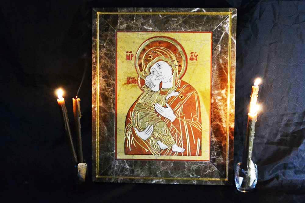 Икону Владимирской Богоматери № 9 купить в Минске, фото 1