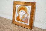 Икона Казанской Божией Матери № 2 из мрамора, купить в подарок для мамы на 8 марта, фото 2